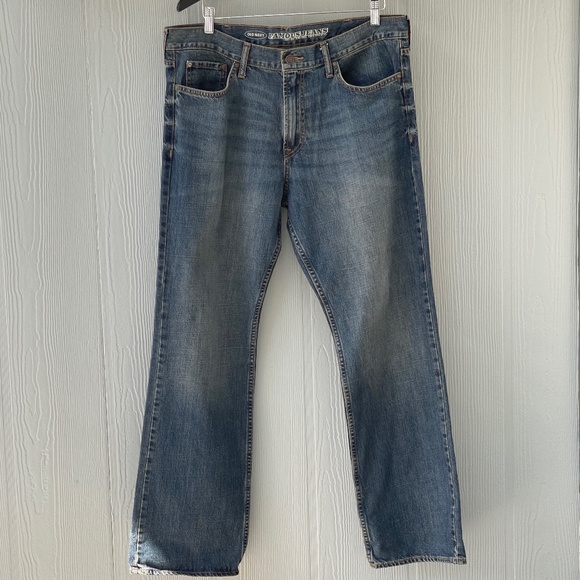 Old Navy Men's Famous Bootcut Jeans Size 36x32 - Picture 1 of 10